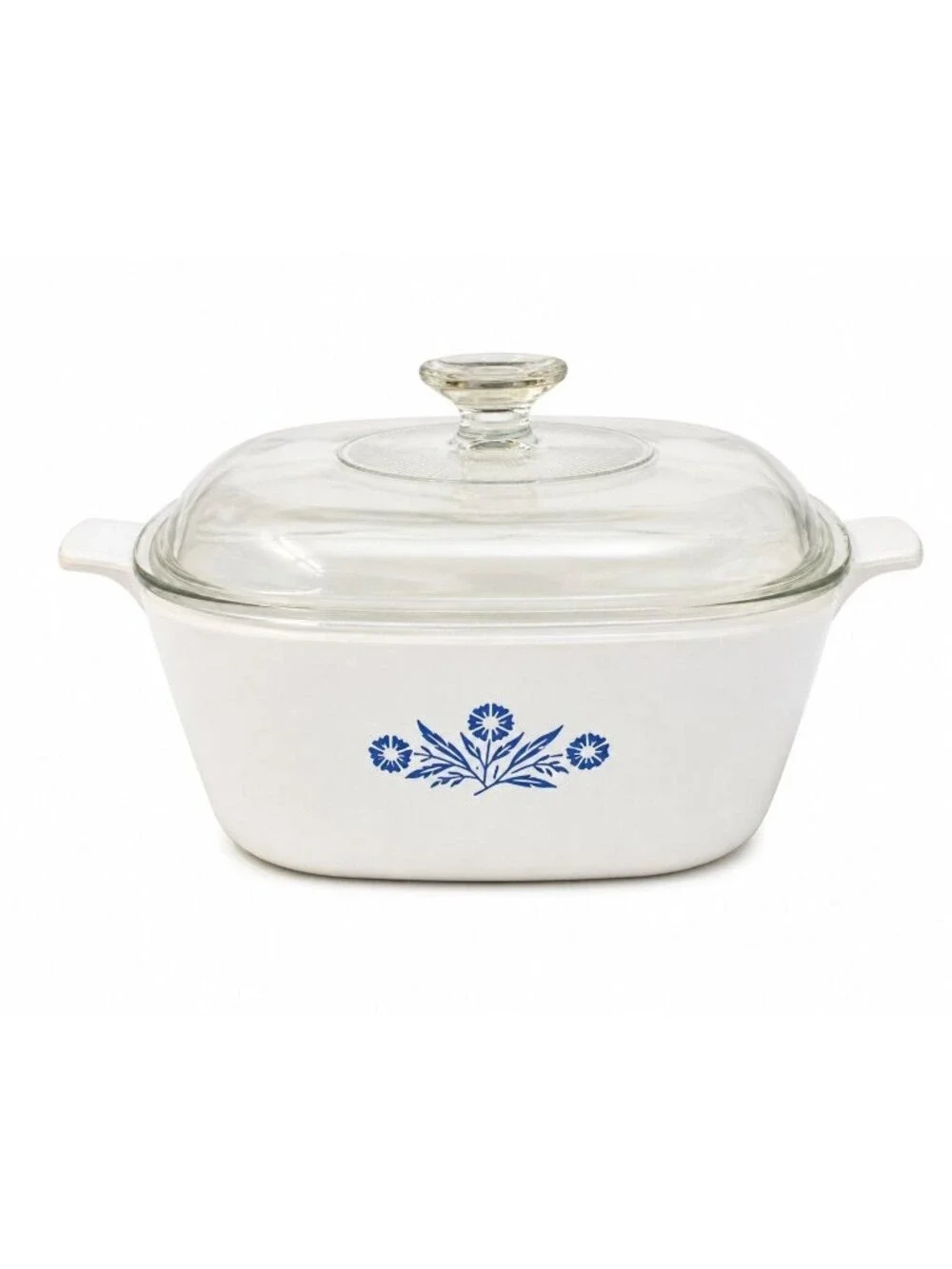 Vintage Corning Ware Blue Cornflower 2.5 Qt Casserole Dish With Lid USA Pyrocera